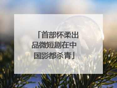 首部怀柔出品微短剧在中国影都杀青