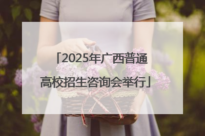 2025年广西普通高校招生咨询会举行