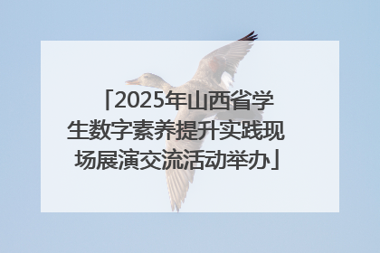 2025年山西省学生数字素养提升实践现场展演交流活动举办