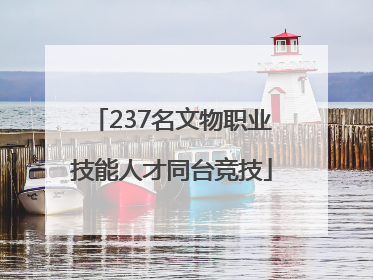 237名文物职业技能人才同台竞技